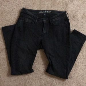 Universal Threads Faded Black Skinny Jeans